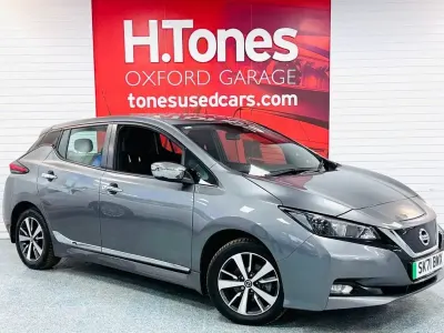 Used Nissan Leaf Acenta 110 kW (150 HP) 2021 Grey Hatchback