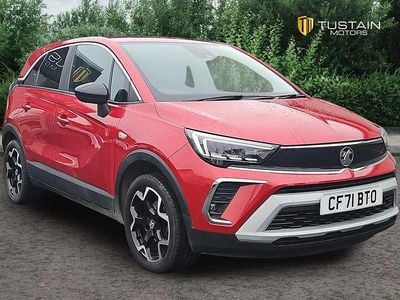 Used Vauxhall Crossland Elite 110 HP (80 kW) 2021 Red SUV