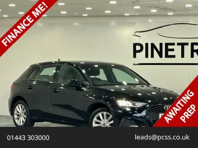 Usado Audi A3 Sportback Business 110 CV (80 kW) 2020 Negro Utilitario