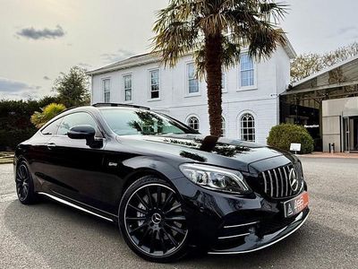 Begagnad Mercedes C43 AMG Premium Plus 367 HK (269 kW) 2018 Svart Sportkupé
