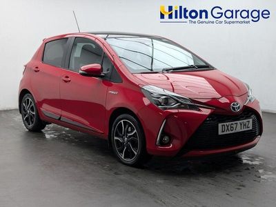 Red Used 2017 Toyota Yaris Hybrid Design Hatchback | £11,750 (Fair price)