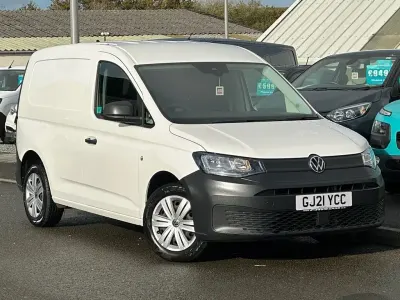 Used VW Caddy S 102 HP (75 kW) 2021 White MPV