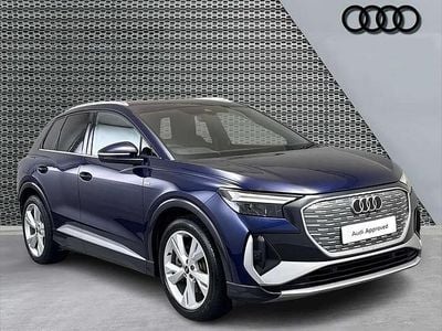 Used Audi Q4 e-tron S-Line 150 kW (204 HP) 2022 Blue SUV