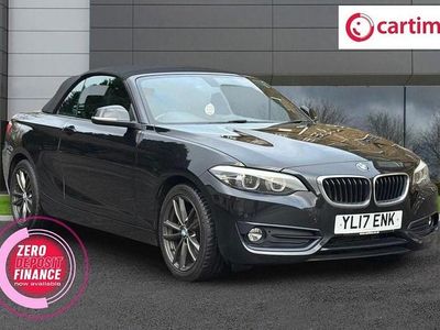 Used BMW 220 Sport Line 190 HP (139 kW) 2017 Black Cabriolet