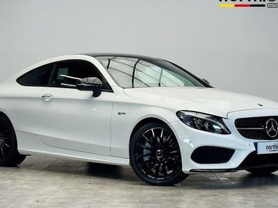 White Used 2018 Mercedes C43 AMG Premium Plus Coupe | £25,950 (Good price)