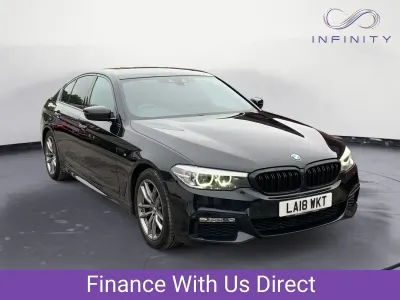 Used BMW 520 M Sport 190 HP (139 kW) 2018 Black Sedan