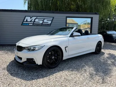 Used BMW 420 Cabriolet M Sport 190 HP (139 kW) 2017 White Cabriolet