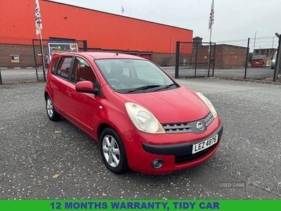 Used Nissan Note SE 88 HP (64 kW) 2007 Red MPV