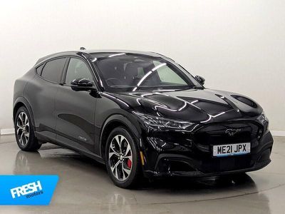 Absolute black (standard paint) Used 2021 Ford Mustang Mach-E Extended Range SUV | £24,999 (Fair price)