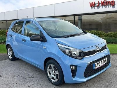 Blue Used 2017 Kia Picanto Hatchback | £7,095 (Fair price)