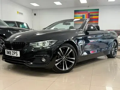 Used BMW 420 Sport Line 184 HP (135 kW) 2018 Black Cabriolet