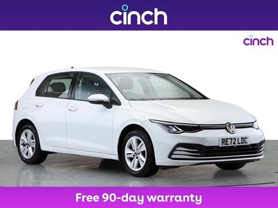 White Used 2022 VW Golf VIII Life Hatchback | £15,399 (Fair price)