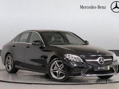 Used Mercedes C200 AMG line 2019 Black Sedan