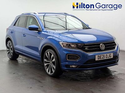 Used VW T-Roc R-line 150 HP (110 kW) 2020 Blue SUV