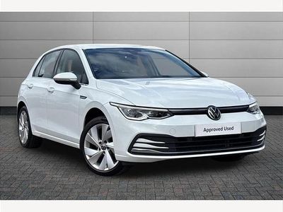 Used VW Golf VIII Style 150 HP (110 kW) 2020 White Hatchback