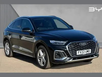 Used Audi Q5 Sportback S-Line 200 HP (147 kW) 2022 Black SUV