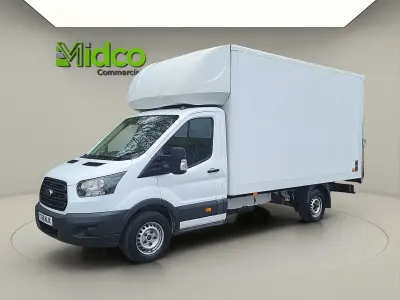 Used Ford Transit 130 HP (95 kW) 2019 White Cabriolet