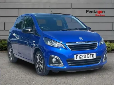 Used Peugeot 108 Allure 71 HP (52 kW) 2020 Blue Hatchback