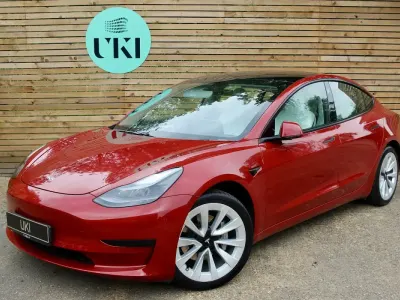 Used Tesla Model 3 Standard Range 208 kW (283 HP) 2021 Red Sedan