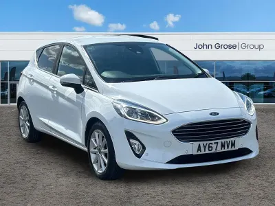 Used Ford Fiesta Titanium 2017 White Hatchback