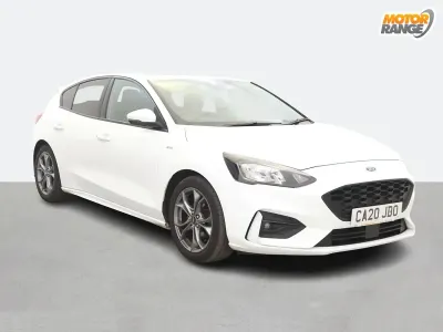 Used Ford Focus ST-Line 125 HP (91 kW) 2020 White Hatchback