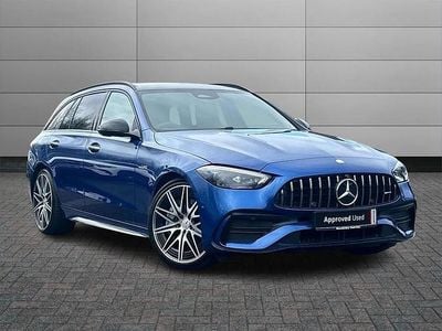 Begagnad Mercedes C43 AMG Premium Plus 415 HK (305 kW) 2025 Blå Kombi