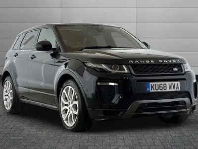 Used Land Rover Range Rover evoque HSE Dynamic 237 HP (174 kW) 2018 Santorini black SUV