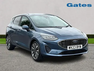 Used Ford Fiesta Titanium X 125 HP (91 kW) 2023 Blue Hatchback