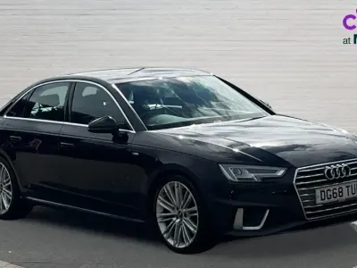 Begagnad Audi A4 S-Line 190 HK (139 kW) 2019 Svart