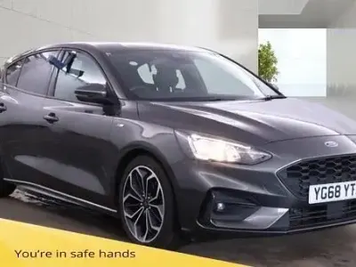 Used Ford Focus ST-Line X 125 HP (91 kW) 2018 Grey Hatchback