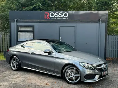 Used Mercedes C250 AMG Line Premium Plus 2016 Grey Coupe
