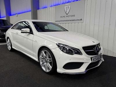 White Used 2016 Mercedes E200 AMG line Coupe | £13,399 (Good price)
