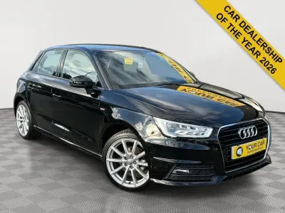 Used Audi A1 Sportback S-Line 95 HP (69 kW) 2018 Black Hatchback
