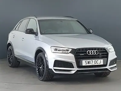 Used Audi Q3 Black Edition 150 HP (110 kW) 2017 Silver SUV