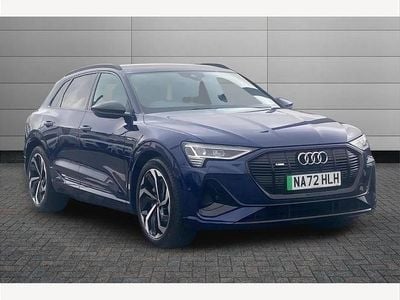 Used Audi e-tron Black Edition 300 kW (408 HP) 2022 Navarra blue SUV