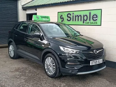 Used Vauxhall Grandland X Business Edition 130 HP (95 kW) 2020 Black SUV