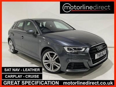 Used Audi A3 Sportback S-Line 116 HP (85 kW) 2019 Grey Hatchback