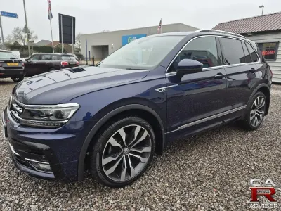 Used VW Tiguan R-line 150 HP (110 kW) 2017 Blue SUV