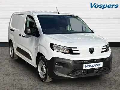 New Peugeot Partner S 131 HP (96 kW) 2025 White MPV