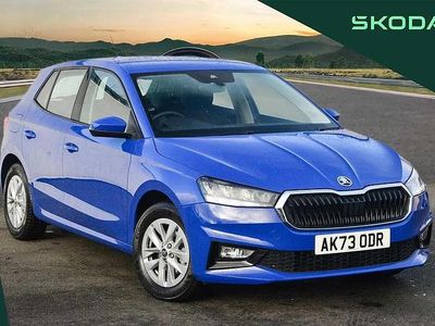 Used Skoda Fabia Comfort 108 HP (79 kW) 2023 Blue Hatchback