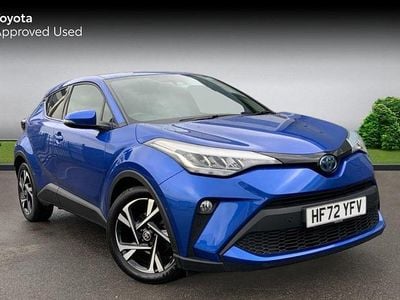 Nebula blue Used 2022 Toyota C-HR Design SUV | £19,999 (Fair price)