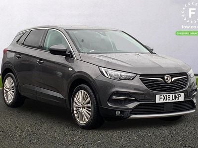 Used Vauxhall Grandland X Sport 120 HP (88 kW) 2018 Grey SUV