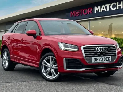 Used Audi Q2 S-Line 150 HP (110 kW) 2020 Red SUV