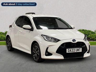 White Used 2022 Toyota Yaris Hybrid Design Hatchback | £16,799 (Good price)