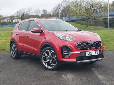 Used Kia Sportage GT-Line 150 HP (110 kW) 2021 Red SUV