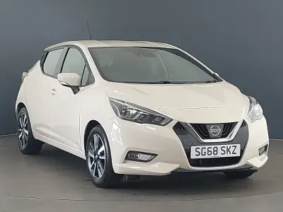 Used Nissan Micra Acenta Limited Edition 71 HP (52 kW) 2018 White Hatchback