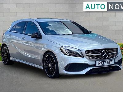 Używany Mercedes A200 AMG Line Premium 134 KM (98 kW) 2017 Srebrny Hatchback