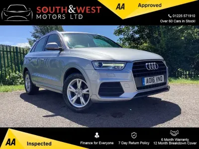 Used Audi Q3 150 HP (110 kW) 2016 Silver SUV