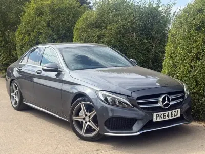 Used Mercedes C220 AMG line 170 HP (125 kW) 2014 Grey Sedan