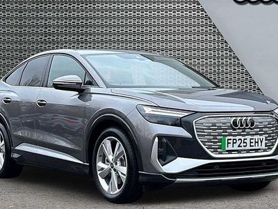 Grey Used 2025 Audi Q4 Sportback e-tron S-Line SUV | £34,563